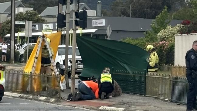 Family with Jamie after the crash. Picture: The Advertiser