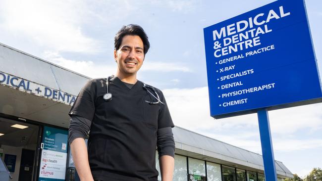 Dr Jag Singh at the recently-opened Medicare Urgent Care Clinic in Elizabeth. Picture: NCA NewsWire / Morgan Sette