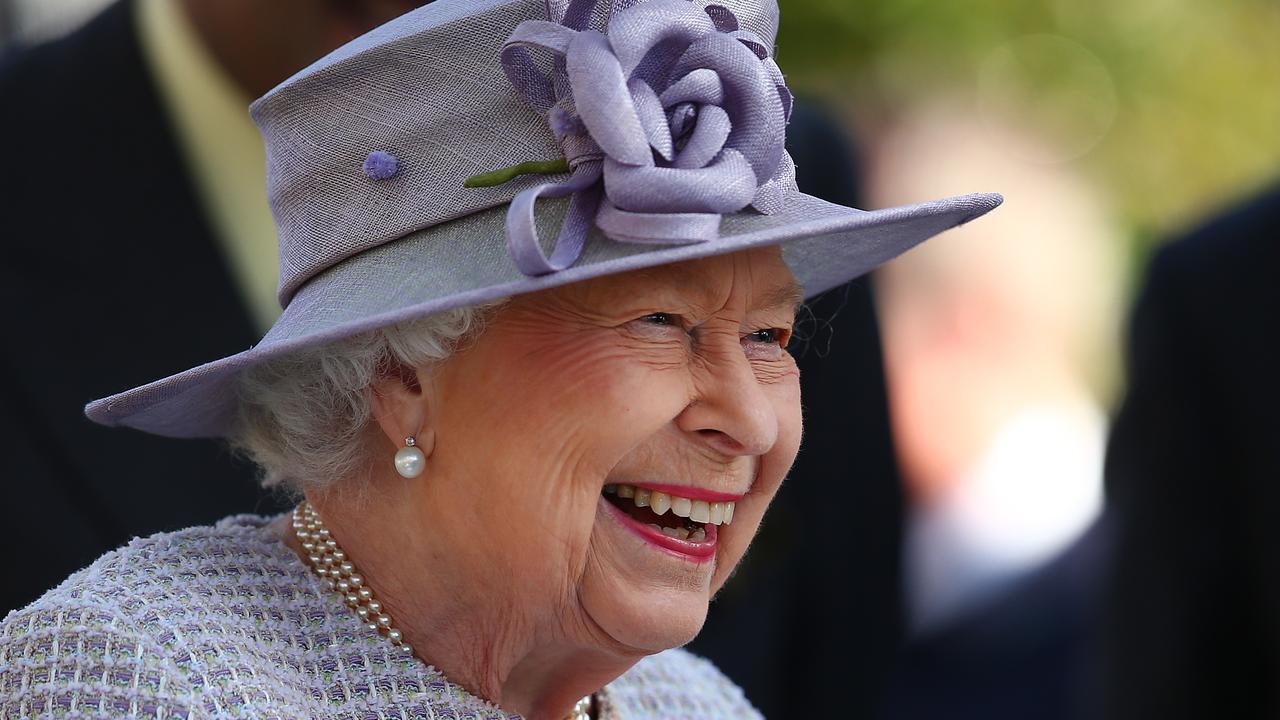 Queen Elizabeth II. You’d be smiling too if you were worth $3 billion. Picture: Getty