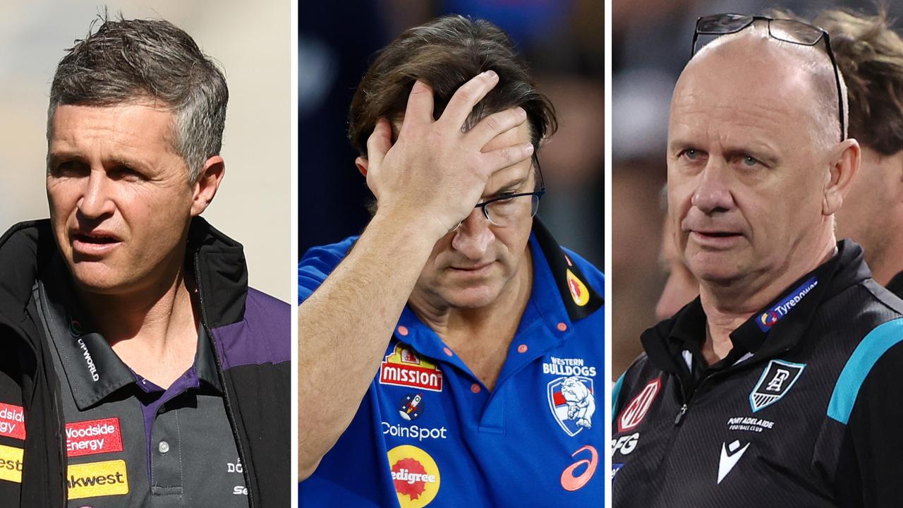 Which AFL coaches are under the most pressure heading into 2024?