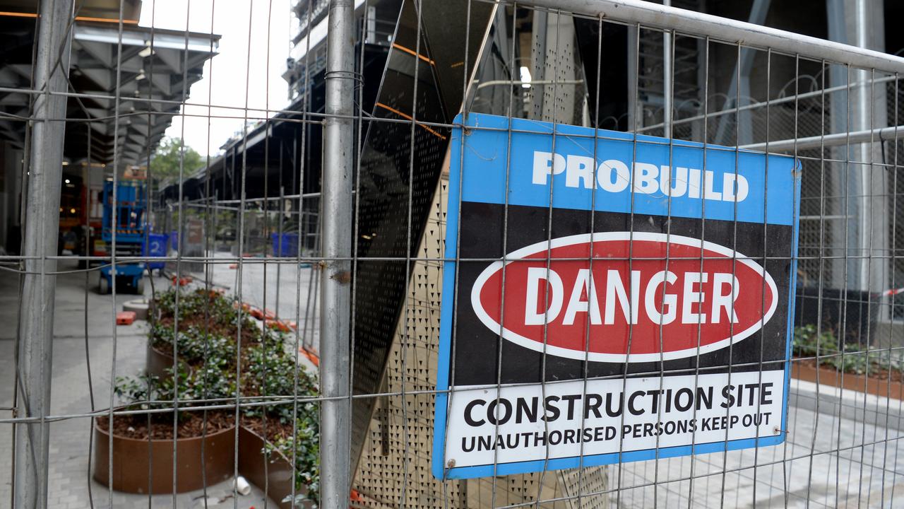 Probuild was among one of the major building giants who collapsed earlier this year. Picture: NCA NewsWire/Andrew Henshaw