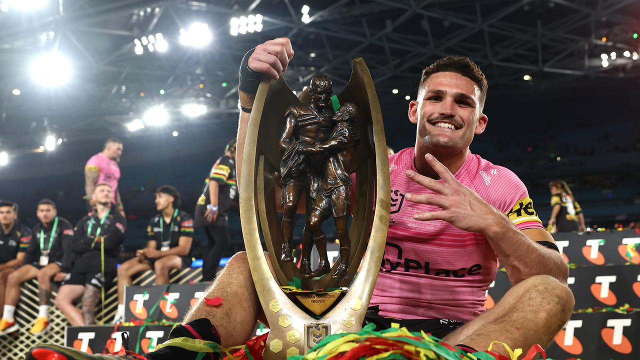 Nathan Cleary and the Panthers rewrote rugby league history. (Photo by Cameron Spencer/Getty Images)