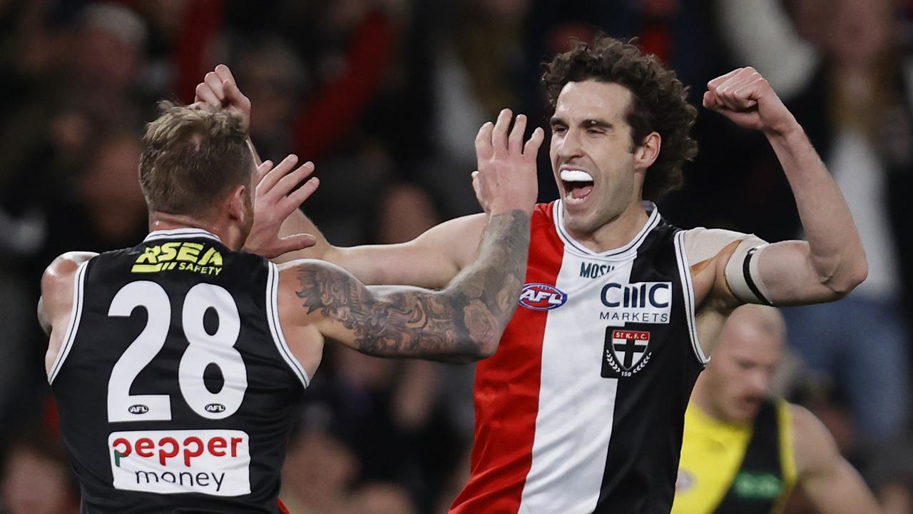 The Saints took a huge step toward September footy. (Photo by Darrian Traynor/Getty Images)