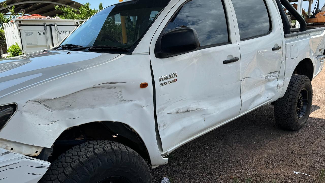 Exclusive pictures: Learner driver rammed in terrifying Top End attack