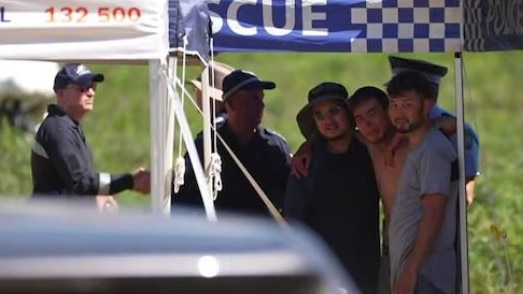 He was ‘very happy’ to be rescued after two weeks lost in dense NSW bushland. Picture: ABC/Adriane Reardon