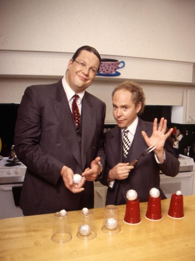 Penn &amp; Teller in 2003. Picture: supplied