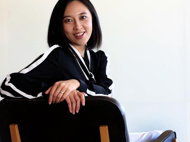 Chinese born business woman, Livia Wang has started a business helping Chinese in Australia sell Australian products on the internet in China. Picture: Jane Dempster