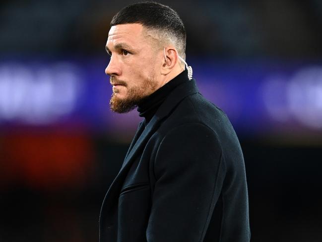 Former All Blacks rugby player Sonny Bill Williams has been a support person for Haas. Picture: Hannah Peters/Getty Images