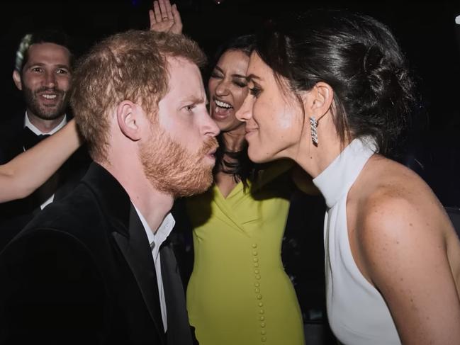 The couple dance at their 2018 wedding. Picture: Netflix