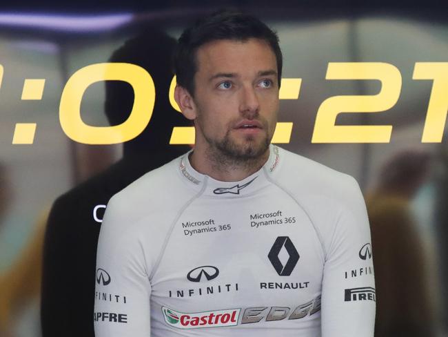 Renault driver Jolyon Palmer had a heated spat with Kevin Magnussen.