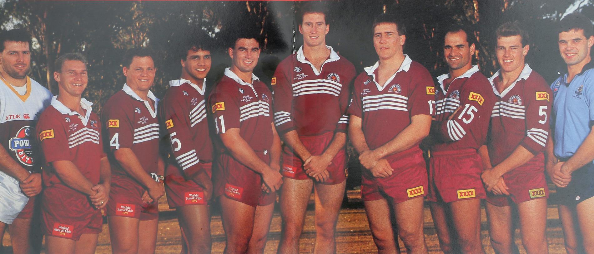 Brisbane Broncos Maroons players from 1991