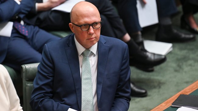 Opposition Leader Peter Dutton has revealed he will be contacting the Australian Electoral Commission to discuss the confusing voting system put in place for the upcoming Voice Referendum. Picture: NCA NewsWire / Martin Ollman