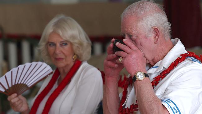 Queen Camilla is said to be “terrified”. Picture: Manaui Faulalo/Pool/AFP