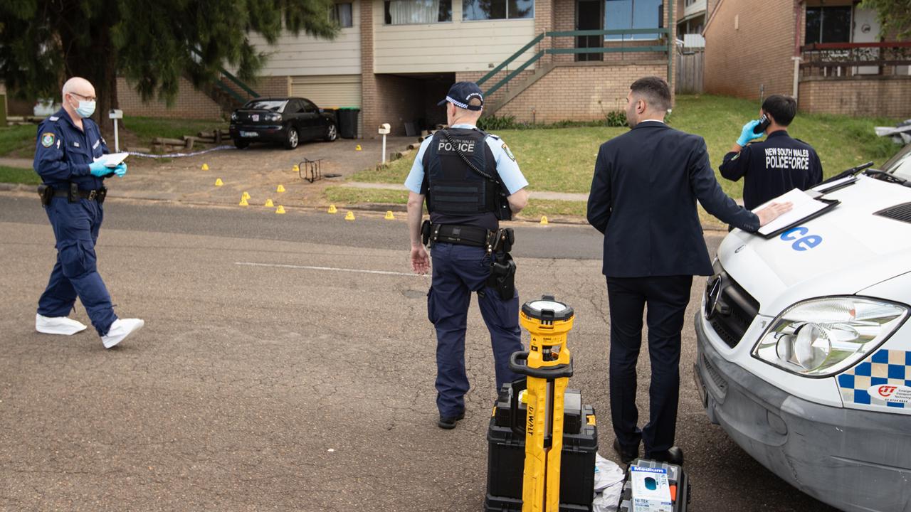 Dickens Road in Ambarvale where last night a female died after a drive by shooting of a property. Picture: Julian Andrews.