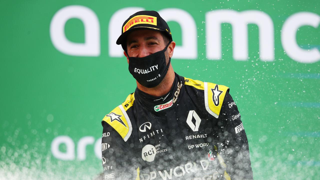Even Ricciardo couldn’t believe he forgot the shoey.