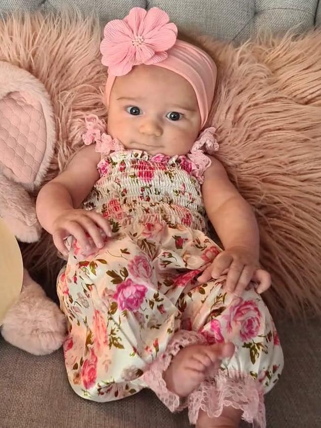 Milah celebrated reaching three-months old on the same day she was crowned SA’s cutest summer baby competition. Picture: Nikki Degabriele