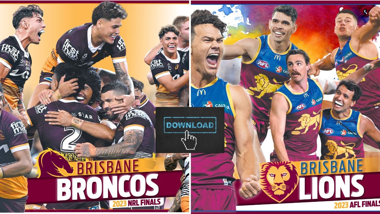 Download Your Broncos And Lions Posters Gold Coast Bulletin