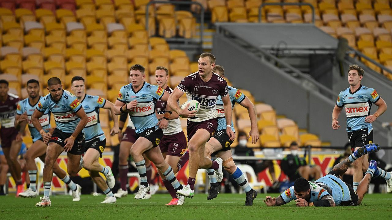 Tom Trbojevic has produced one of the individual performances of the season. Picture: NRL Photos