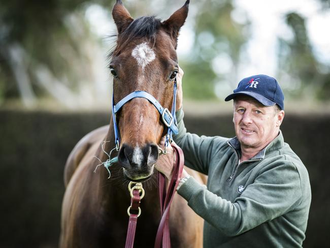 Tony Vasil’s runners were banned after the Caulfield trainer was unable to be interviewed over the Lovani case because of illness. Picture: Sarah Matray