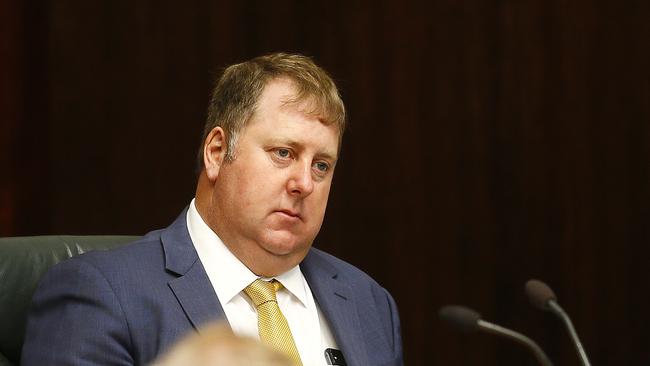 Tasmanian House of representatives question time. Lyons member, John Tucker. Picture: MATT THOMPSON