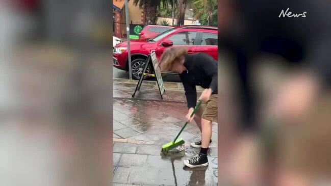 Noori cafe and bar flooded during SA storms