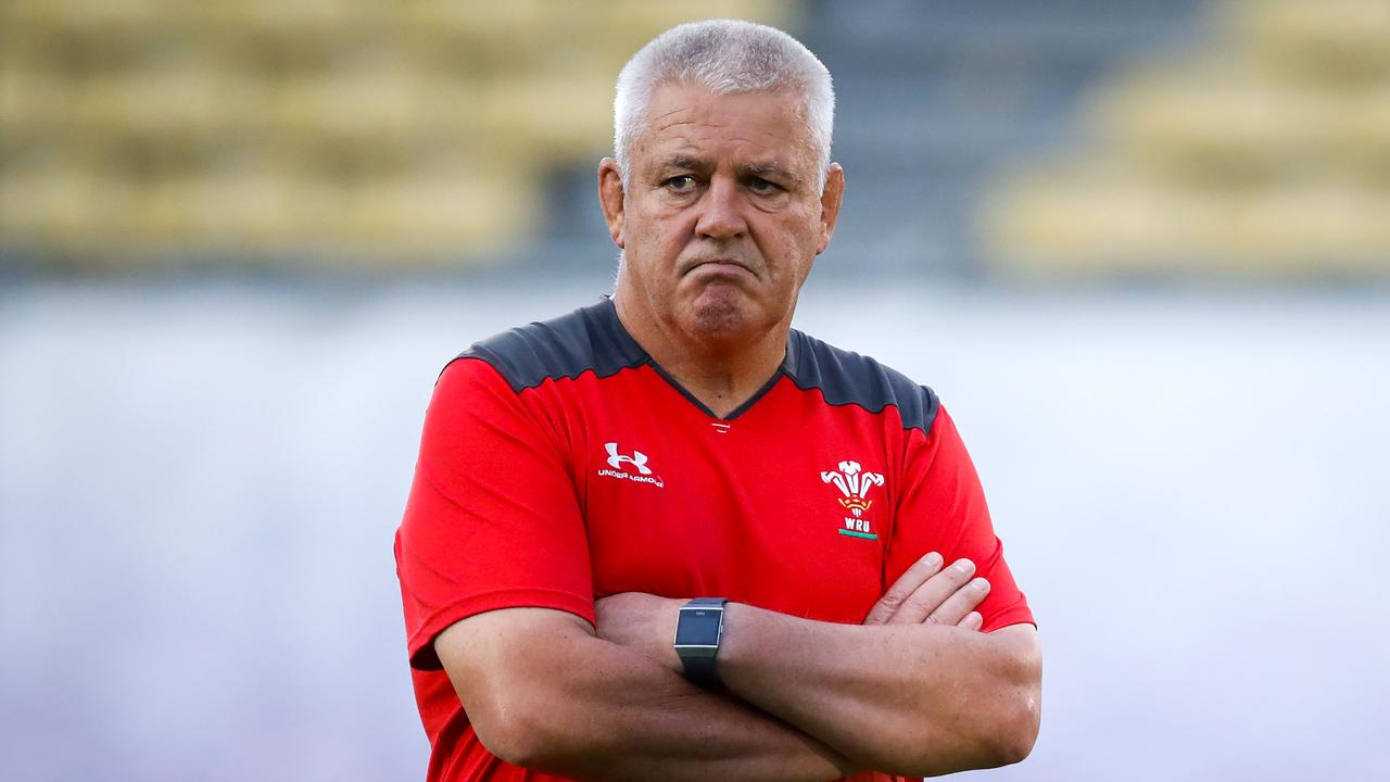 Wales' head coach Warren Gatland is embracing favouritism against the Wallabies. (Photo by Odd ANDERSEN / AFP)