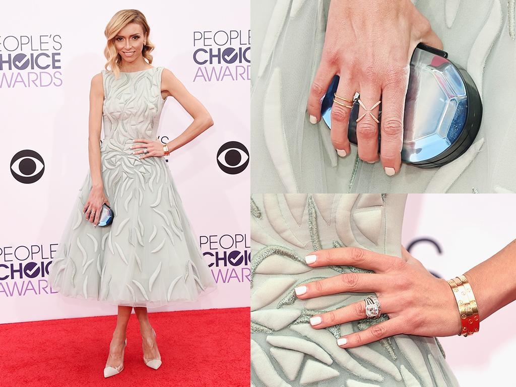 Television presenter Giuliana Rancic attends The 41st Annual People's Choice Awards at Nokia Theatre LA Live on January 7, 2015 in Los Angeles, California. Picture: Getty