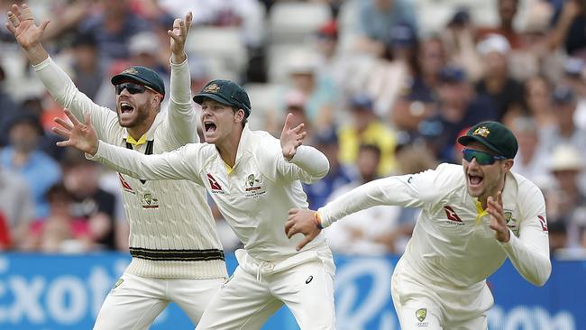 David Warner, Steve Smith and Cameron Bancroft all made their return in the First Test. While Smith’s return has been hailed as a “redemption” by some, there have been no such plaudits for the other two. Picture: Ryan Pierse/Getty Images