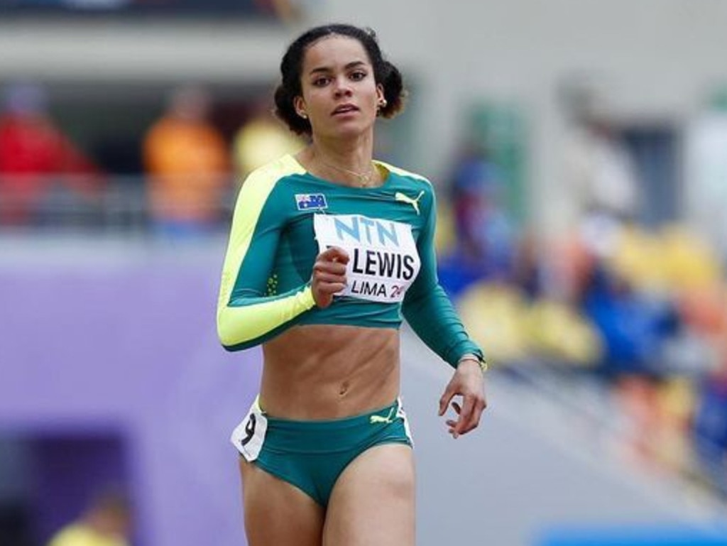 The Aussie 4x100m relay was disqualified after a review of their second change, between Torrie Lewis and Olivia Inkster. Picture @worldathletics