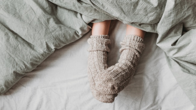 The latest indicator if a nasty Covid infection might be found under your covers– and socks. Image: Pexels