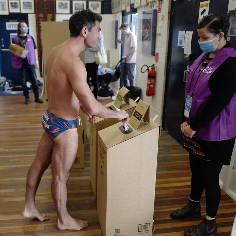 It was a popular stunt in Bondi. Picture: James D. Morgan/Getty Images