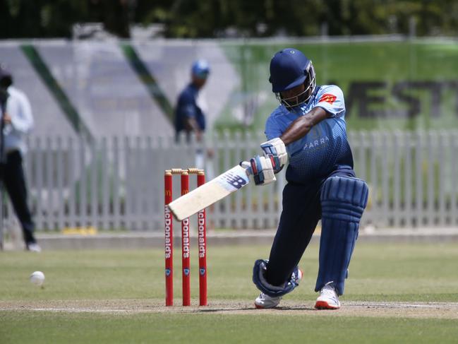 Parramatta captain Advik Ajithkumar struck four boundaries in his 31 runs. Picture Warren Gannon Photography