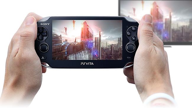 The PS4 will stream games to the PS Vita handheld console. Source: supplied