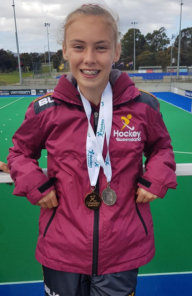 Mihaylia Howell: Selected for Queensland Hockey Under 15s Girls First ...