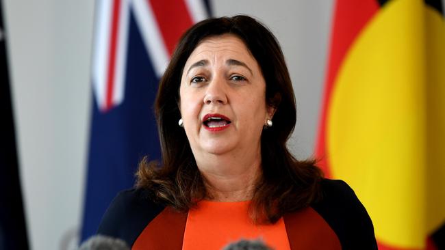 Queensland Premier Annastacia Palaszczuk on Sunday. Picture: NCA NewsWire / Dan Peled