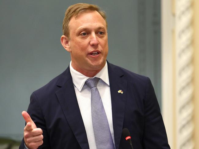 BRISBANE, AUSTRALIA - NewsWire Photos APRIL 16, 2024: Queensland Premier Steven Miles during parliament sitting in Brisbane. Picture: NCA NewsWire/Tertius Pickard