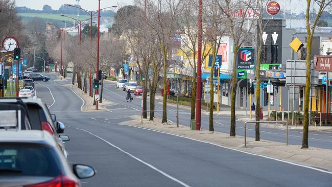 The main street of Colac on Sunday. Picture: Jay Town