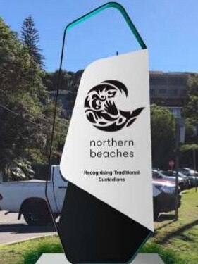 An artist's impression of one of the three "entry marker" signs, costing a total of $200,000. Picture: Supplied