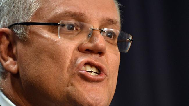 Prime Minister Scott Morrison has not been strong enough in keeping premiers to a National Plan. Picture: Saeed Khan