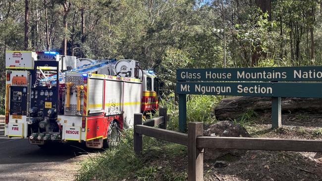 Firefighters were called to a rescue on Mt Ngungun on June 3.