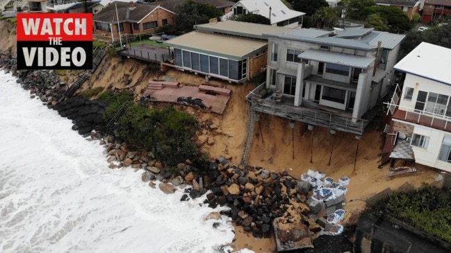 Womberal beach erosion