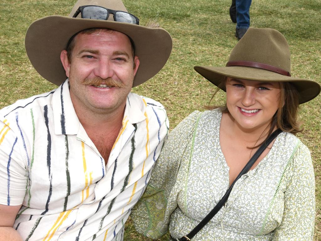 Justin Burnes and Stephanie Fleming, Meatstock Festival, Toowoomba showgrounds. April 2022