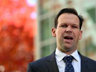 Senator Matt Canavan  has made an impassioned speech at the launch of the "No" campaign for the  same sex marriage vote.AAP Image/Lukas Coch). Picture: LUKAS COCH