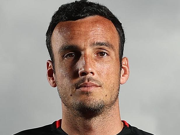 SYDNEY, AUSTRALIA - NOVEMBER 22:  Mark Bridge poses during the Western Sydney Wanderers captaincy announcement at Blacktown International Sportspark on November 22, 2017 in Sydney, Australia.  (Photo by Brendon Thorne/Getty Images)