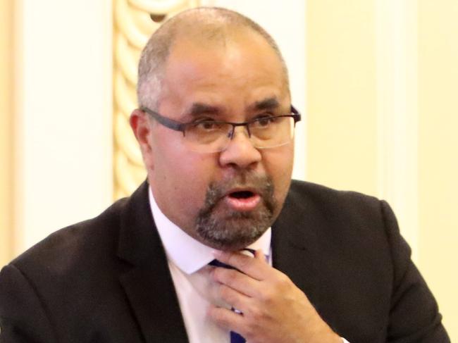 Billy Gordon during Question Time. Pic Darren England.