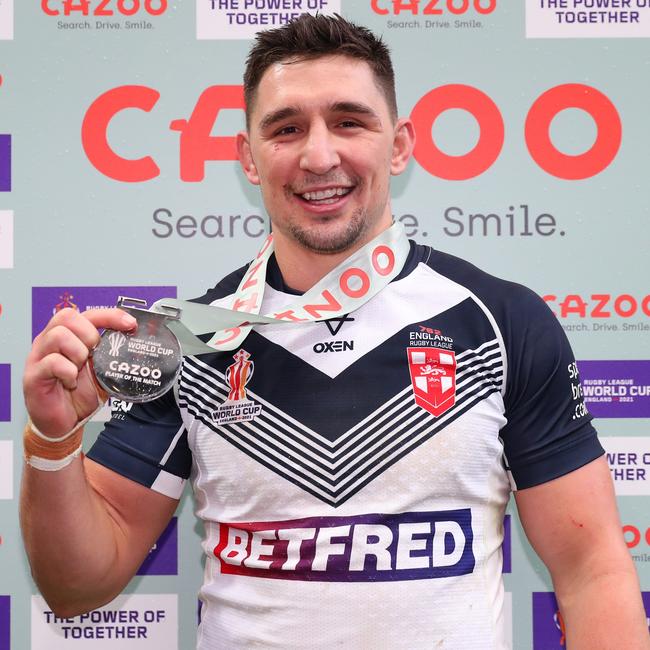 Man of the match Victor Radley inspired England to their dominant win.