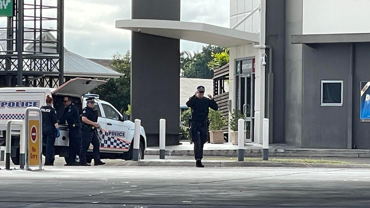 Shell Express in Nathan St, Townsville, was allegedly the scene of an armed robbery involving a shotgun in the morning of July 6, 2023. Picture: Daniel Shirkie