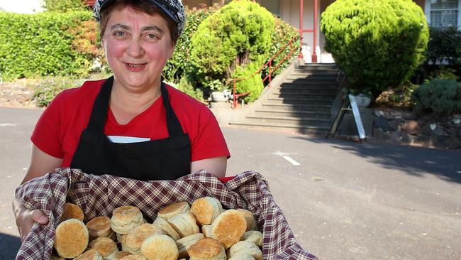 CWA Marie Vassalo, Catering Chairman, is participating in this month’s scone fundraiser. Picture Yuri Kouzmin