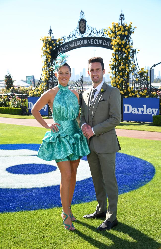 Michelle Payne and James Winks. Picture: Vince Caligiuri/Getty Images
