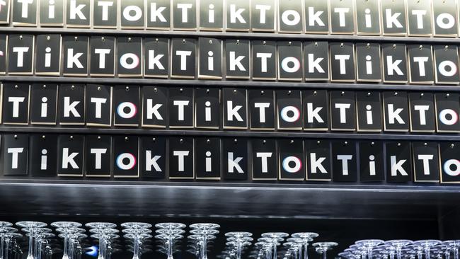 Signage is displayed at the TikTok Creator's Lab 2019 event hosted by Bytedance Ltd. in Tokyo, Japan, on Saturday, Feb. 16, 2019. TikTok is a subsidiary of a Beijing startup Bytedance that's built a collection of valuable apps in China powered by vast troves of data and sophisticated artificial intelligence. Photographer: Shiho Fukada/Bloomberg